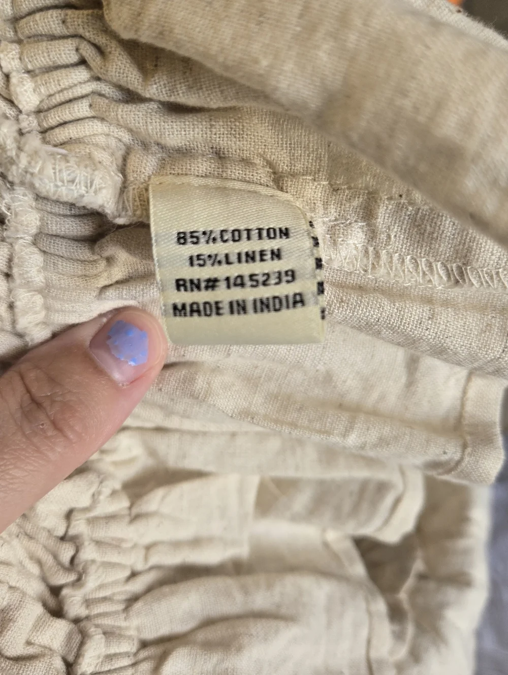 Cream Ruffled Halter Crop Top - Picture 7 of 7